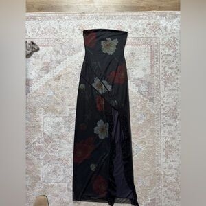 Tiger Mist Black Floral Dress